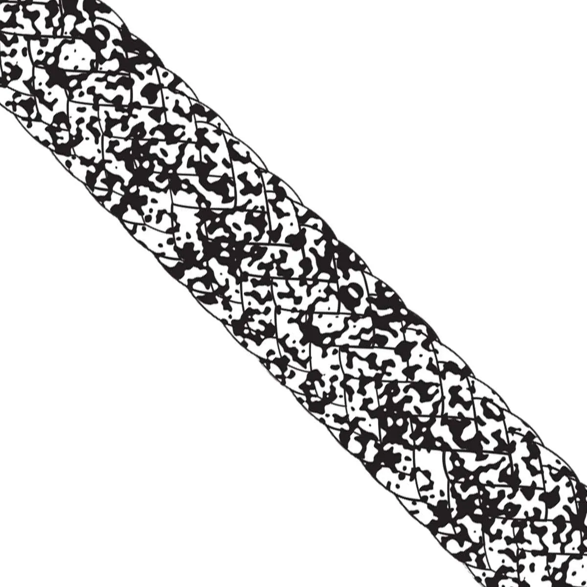 20m of 4mm Dyneema SK78 Evolution Race Rope - White/Black