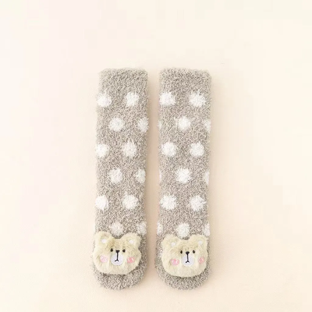 3D Animal Plush Winter Socks