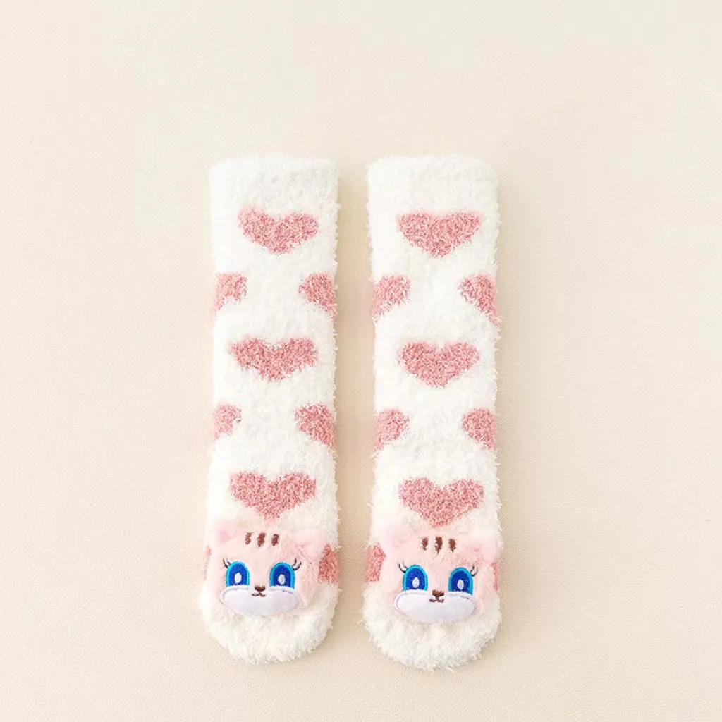 3D Animal Plush Winter Socks