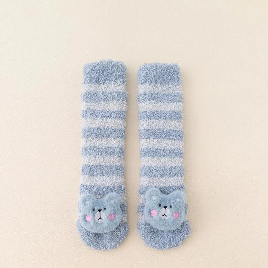 3D Animal Plush Winter Socks
