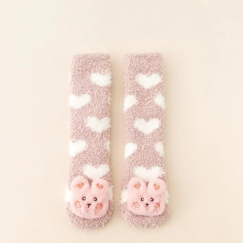 3D Animal Plush Winter Socks