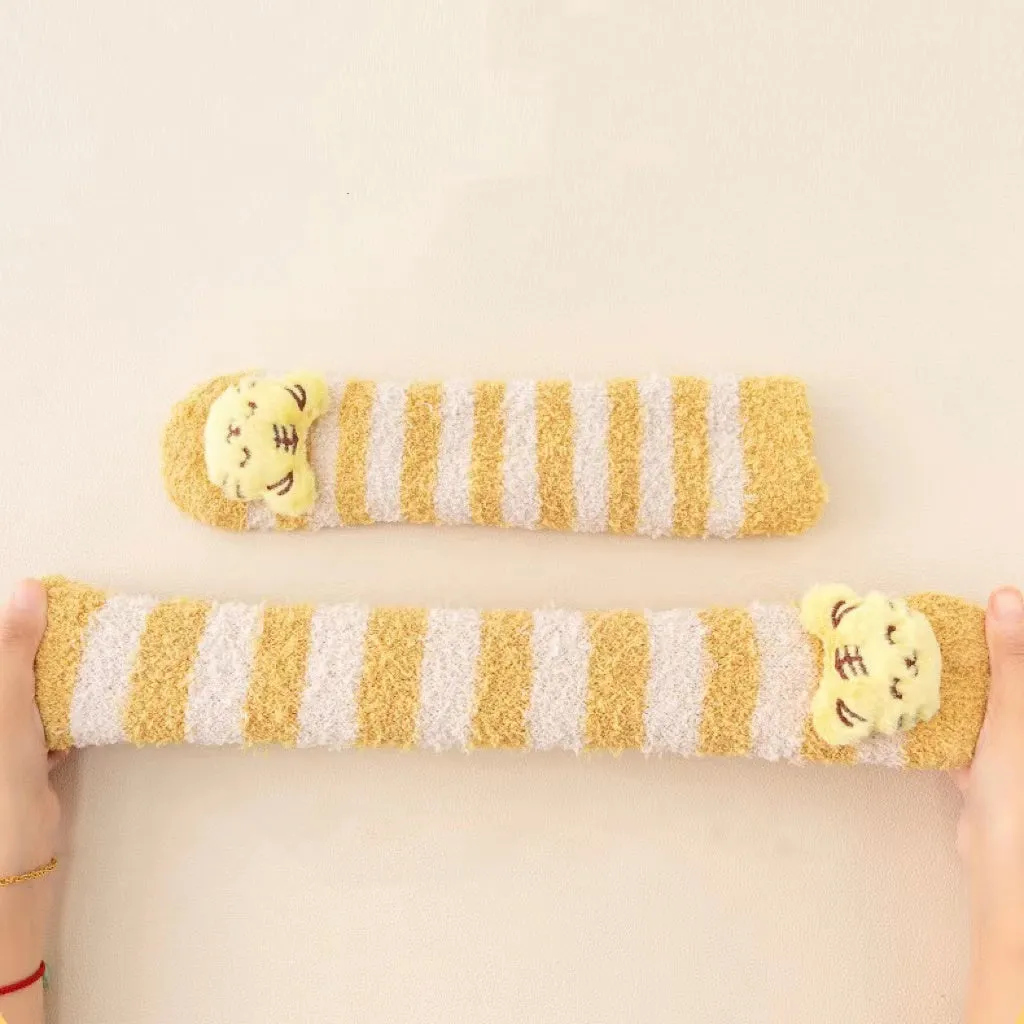 3D Animal Plush Winter Socks
