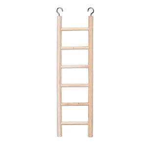 4 x Small Wooden Ladder Bird Cage Toys