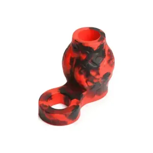 Hell Hound Silicone Penis Sleeve   Ball Stretcher