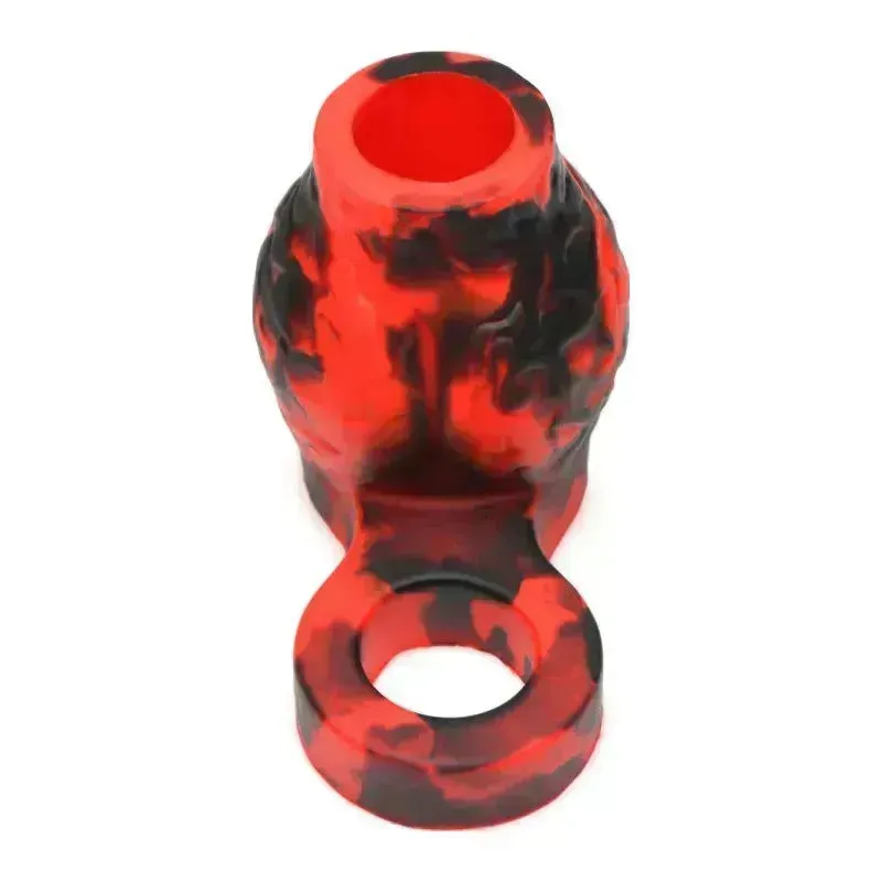Hell Hound Silicone Penis Sleeve   Ball Stretcher