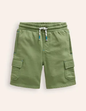 Jersey Cargo Short-Safari Green