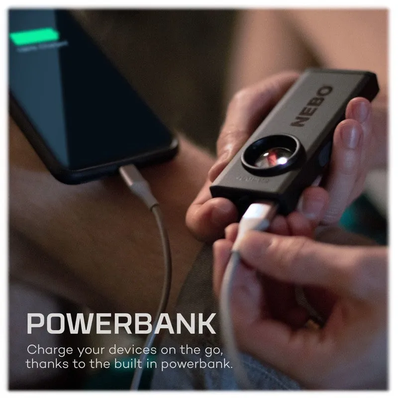 Nebo Slim  Pocket Light w/Laser Pointer & Power Bank